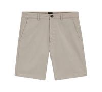 Boss Micro Print Stretch Chino Shorts - Grey Beige - 32