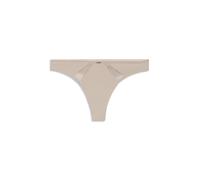BOSS Microfibre thong with lace inserts - Style THONG_B.PURE, 50545055 Light Beige M