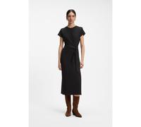 BOSS Midi jersey dress with knot detail - Style C_Erlays, 50564231 Black XL