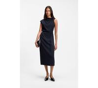 BOSS Midi-length dress with gathered shoulder detail - Style Dannea, 50563778 Dark Blue 4