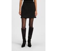 BOSS Mini skirt in velvet tweed - Style Vokila, 50548094 Black 12