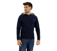 BOSS Zip-up Hoodie In Stretch Cotton With Embroidered Logo
