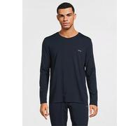BOSS Mix & Match Long Sleeve Lounge T-Shirt - Dark Blue, Dark Blue, Size L, Men Dark Blue