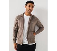 BOSS Mix & Match Loungewear Track Top - Brown, Brown, Size S, Men Brown
