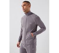 BOSS Mix & Match Loungewear Track Top, Dark Grey, Size M, Men Dark Grey