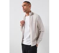 BOSS Mix & Match Loungewear Track Top, Light Grey, Size S, Men Light Grey