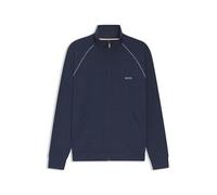 BOSS Orange Mix & Match Full Zip Loungewear Jacket - Open Blue 460