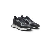 BOSS Mixed-material trainers with mesh details and branding - Style Jonah_Runn_meth, 50513195 Dark Blue 8