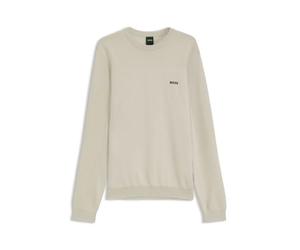 BOSS Mixed-Structure Sweater with Moisture Management