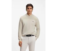 BOSS Mixed-structure sweater with moisture management - Style KN_Momentum-X CN, 50547507 Light Beige S