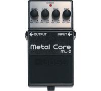 BOSS Ml-2 Metal Core Distortion Pedal, Ultra-Heavy Distortion with Sharp-Edged Attack for Crushing Metal Riffs