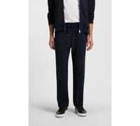 BOSS Modern-fit tracksuit bottoms in cotton-linen piqué - Style H-Locsin 06, 50536758 Dark Blue L