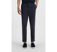 BOSS Modern-fit trousers in stretch-cotton gabardine - Style H-Kane1, 50543304 Dark Blue 38/34