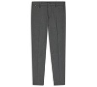 BOSS Modern-fit trousers in stretch dobby - Style H-Kane1, 50564344 Black 36/32