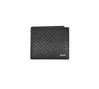 BOSS Monogram Black Leather Wallet