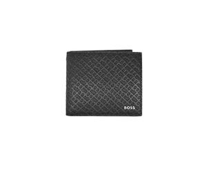 BOSS Monogram Black Leather Wallet