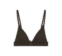 BOSS Monogram-patterned bikini top with removable padding - Style TRIANGLE_BOSS PEARL, 50561303 Patterned M