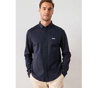 BOSS Motion Regular Fit Long Sleeve Shirt, Navy, Size Xl, Men Navy
