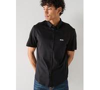 BOSS Motion Relaxed Fit Shirts, Black, Size Xl, Men Black
