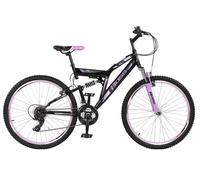 Boss Venom 26″ Womens Full Suspension Mountain Bike - 21 Speed Shimano Gears