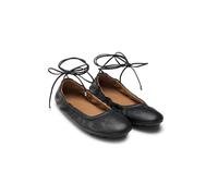 BOSS Nappa-leather ballerina pumps with Double B monogram - Style Roxanne_Ballerina_NA, 50542390 Black 8