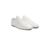 BOSS Nappa-leather trainers with debossed logo - Style Pyno_Oxfr_LT2, 50564162 White 12