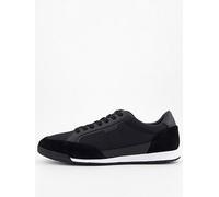 BOSS Nitan Suede Mesh Sneaker, Black, Size 40, Men Black