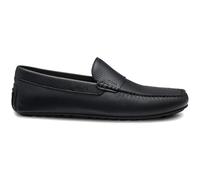 BOSS Tumbled-leather loafers with driver sole - Style Noel_Mocc_grpe, 50568700 Black 6