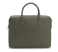 Boss Northon Briefcase Genuine Leather 38 cm olive