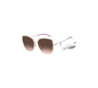 BOSS Nude-frame sunglasses with forked temples and branded chain - Style BOSS 1392/S9FZ57M2, 58098937 light pink pcs.