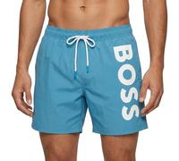 BOSS Octopus Men's Swimming Trunks Swimwear, Turquoise/Aqua 445, L
