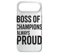 Boss Of Champions Always Proud Coach Leadership Case for iPhone Air
