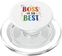 Boss Of The Best Confident Leader Coffee PopSockets PopGrip for MagSafe