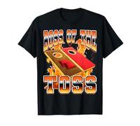 Boss of The Toss Cornhole Boss Cornhole Player Bean Bag Toss T-Shirt