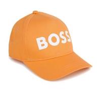 BOSS Older NS 2024 Boys Tangerine Cotton White Logo Cap-12-16 years (58cm)