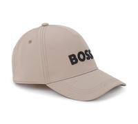 BOSS Older SS 25 Boys Beige Cotton White Logo Cap-12-16 years (58cm)