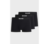 BOSS One Men's Cotton Stretch Trunk 3 Pack - Black