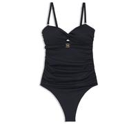 BOSS One-piece swimsuit with Double B monogram - Style SWIMSUIT_DOUBLE B, 50566541 Dark Blue S