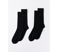BOSS Orange 2-Pack Mens Bamboo Socks - Black 001 - Black 001 - UK9-12 EU43-46 US10-13
