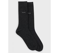 BOSS Orange 2-Pack Mens Regular Length Socks in a Cotton Blend NOS - Charcoal 012 - Charcoal 012 - UK9-12 EU43-46 US10-13