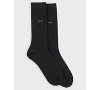 BOSS Orange 2-Pack Mens Regular Length Socks in a Cotton Blend NOS - Charcoal