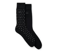 BOSS Orange 2-Pack Mini Iconic MC Mens Regular Length Socks - Black 001 - Black 001 - UK6-12 EU40-46 US7-13
