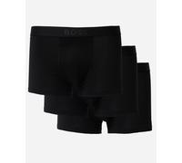 BOSS Orange 3-Pack Mens Stretch-Cotton Trunks with Logo Waistbands - Black 002