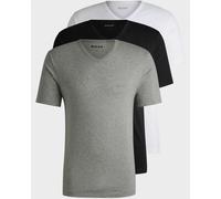 BOSS Mens TShirtVN 3P Classic Three-Pack of Cotton-Jersey Underwear T-Shirts with V Neckline
