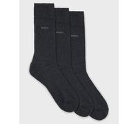BOSS Mens 3P RS Uni CC Three-pack of cotton-blend socks in a regular length