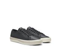 BOSS Orange Aiden Tenn Mens Low Top Trainers in Grained Faux Leather - Black 002 - Black 002 - UK8 EU42 US9