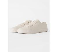 BOSS Orange Aiden Tenn Mens Low Top Trainers in Grained Faux Leather - Light
