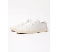 BOSS Orange Aiden Tenn Mens Low Top Trainers in Grained Faux Leather - Natural