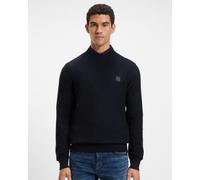 BOSS Mens Anion S Cotton-Cashmere Sweater with Logo Patch
