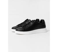 BOSS Mens Bulton Runn Rubber-Outsole Trainers in Leather Size 8 Black